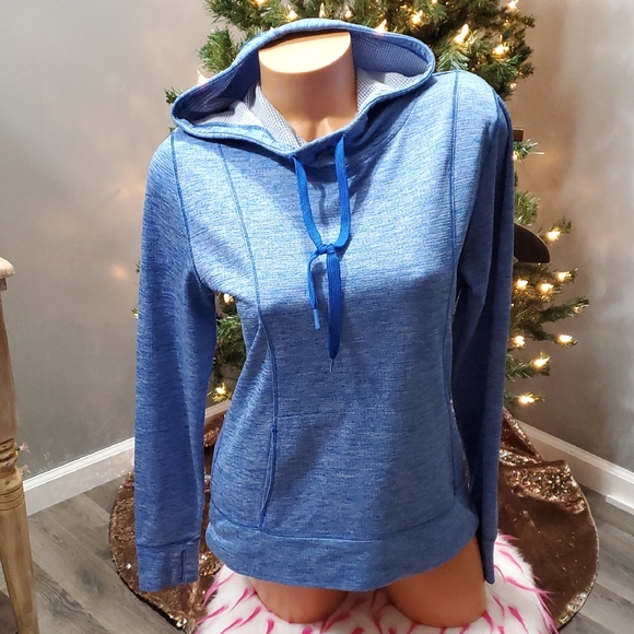 Avia Tops - Avia heathered hooded sweatshirt with pockets M EUC